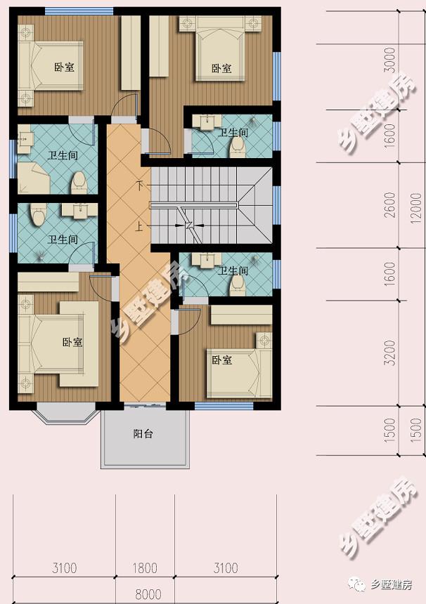 兩款宅基地小的二層別墅設計圖，精致大氣，造價只要17萬？