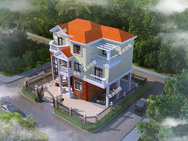 三棟三層別墅設(shè)計(jì)圖，帶獨(dú)立車庫設(shè)計(jì)+客廳挑空，真叫我們難以抗拒！