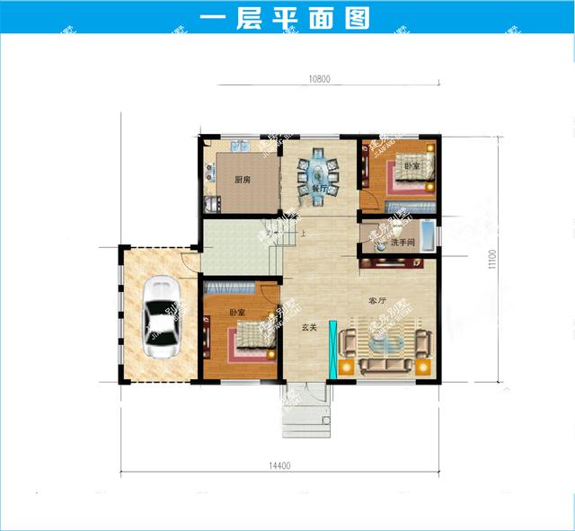 三棟三層別墅設(shè)計(jì)圖，帶獨(dú)立車庫設(shè)計(jì)+客廳挑空，真叫我們難以抗拒！