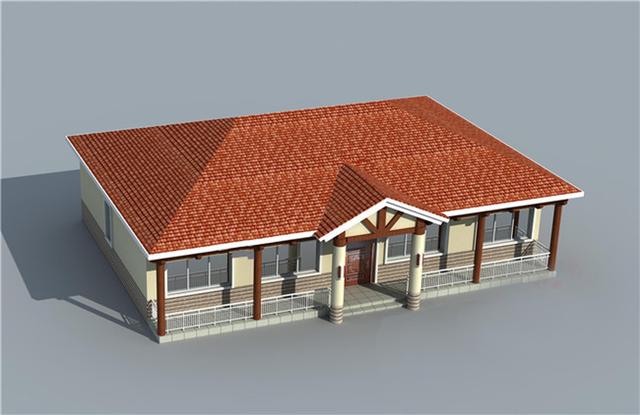 一層農(nóng)村別墅設(shè)計圖，設(shè)計新穎，不僅住著舒服，而且造價經(jīng)濟(jì)實惠。