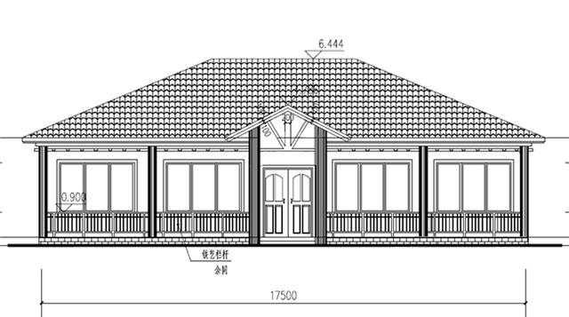 一層農(nóng)村別墅設(shè)計圖，設(shè)計新穎，不僅住著舒服，而且造價經(jīng)濟(jì)實惠。