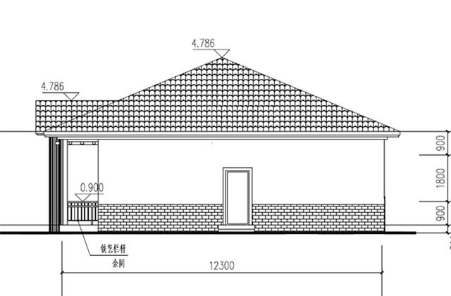 一層農(nóng)村別墅設(shè)計圖，設(shè)計新穎，不僅住著舒服，而且造價經(jīng)濟(jì)實惠。