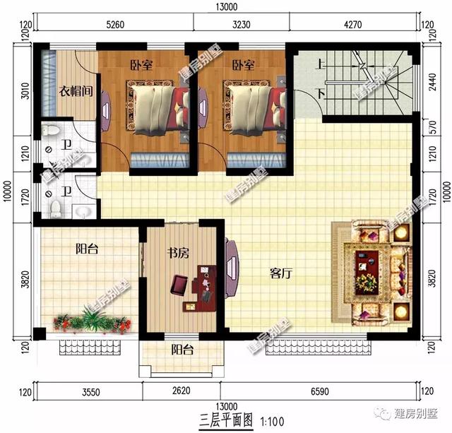 13×10米三層半農(nóng)村自建房，施工簡(jiǎn)單，簡(jiǎn)單實(shí)用造價(jià)還低，你不準(zhǔn)備來(lái)一套嗎？