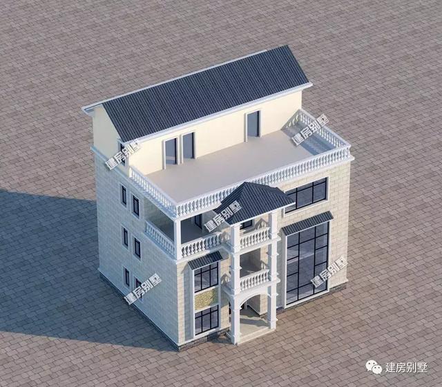 13×10米三層半農(nóng)村自建房，施工簡(jiǎn)單，簡(jiǎn)單實(shí)用造價(jià)還低，你不準(zhǔn)備來(lái)一套嗎？