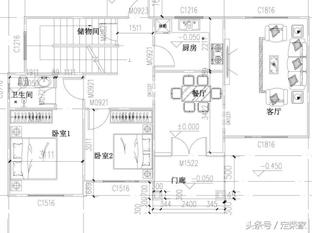 162㎡二層地中海迷你別墅設(shè)計(jì)圖，五室二廳二衛(wèi)，精致美觀，這才叫藝術(shù)！