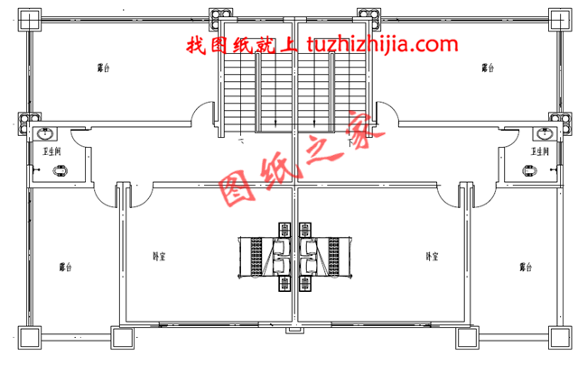 農(nóng)村兄弟雙拼三層小別墅設(shè)計圖紙，帶地下室，帶地下車庫