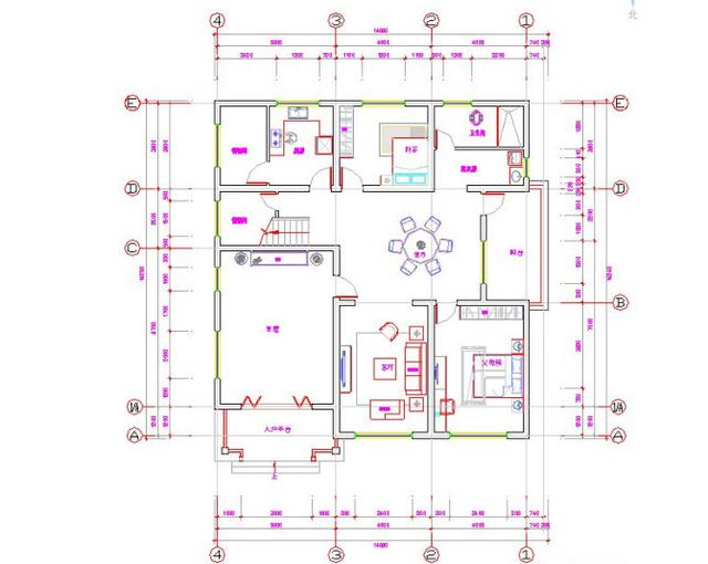 占地200平的三層大戶型別墅設計圖，樸素大氣，室內功能完善，造價55萬