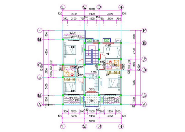 10×12米三層農(nóng)村自建房，戶型簡約大氣，帶車庫+花壇，造價26萬
