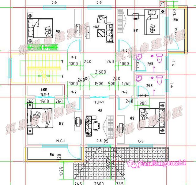 占地140平米的三層農(nóng)村自建房，帶大露臺+觀景涼亭，簡單實(shí)用
