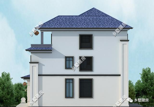 13x12米新中式三層別墅設(shè)計圖，時尚、古典、大氣，這才是對新中式最好的詮釋！