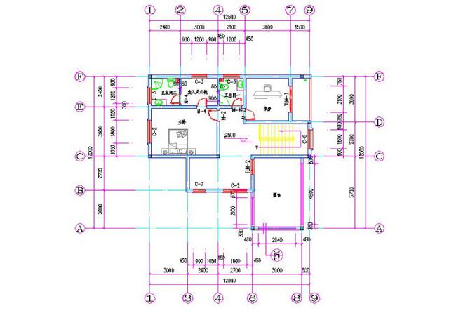 10×13米三層簡約農(nóng)村自建房，帶車庫+套房，造價(jià)35萬