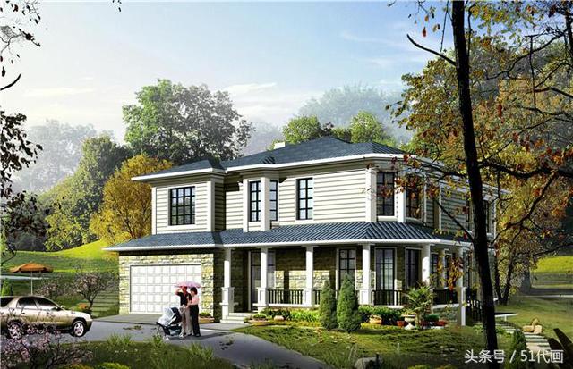 新農(nóng)村復(fù)式二層農(nóng)村自建房，占地223平方米，外觀、造型簡(jiǎn)潔大方，空間利用率高