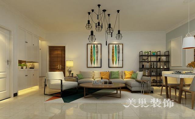 105平三室現(xiàn)代簡(jiǎn)約風(fēng)裝修，全包造價(jià)11.5萬，營(yíng)造一種輕松、自由的環(huán)境。