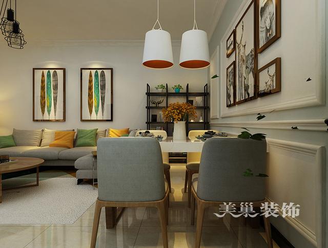 105平三室現(xiàn)代簡(jiǎn)約風(fēng)裝修，全包造價(jià)11.5萬，營(yíng)造一種輕松、自由的環(huán)境。