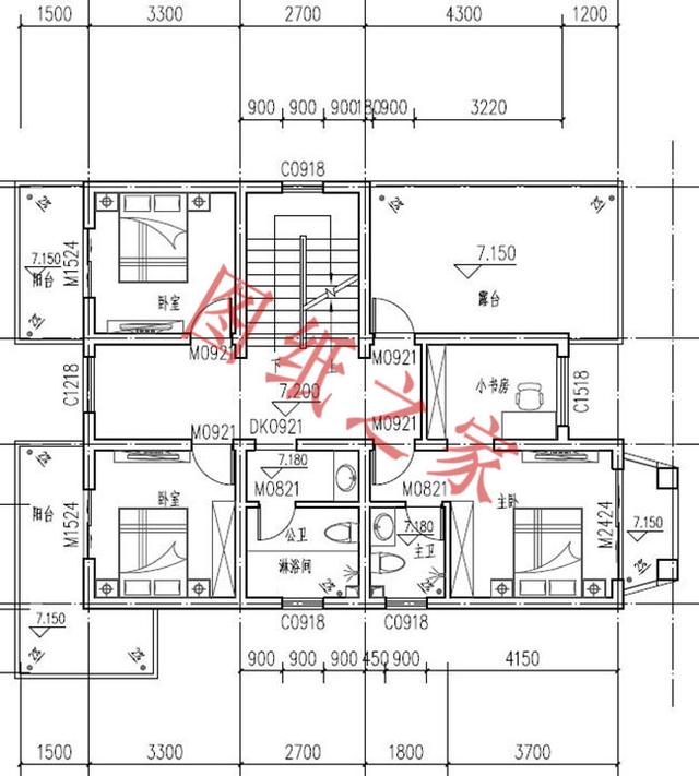 6款四層農(nóng)村別墅設(shè)計圖紙，外觀豪華大氣，溫馨舒適。