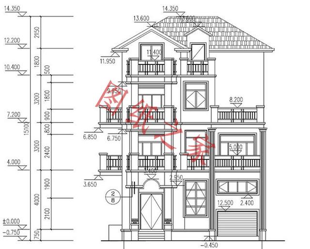 6款四層農(nóng)村別墅設(shè)計圖紙，外觀豪華大氣，溫馨舒適。
