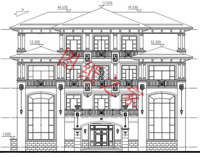 6款四層農(nóng)村別墅設(shè)計圖紙，外觀豪華大氣，溫馨舒適。