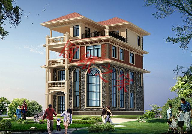 6款四層農(nóng)村別墅設(shè)計圖紙，外觀豪華大氣，溫馨舒適。