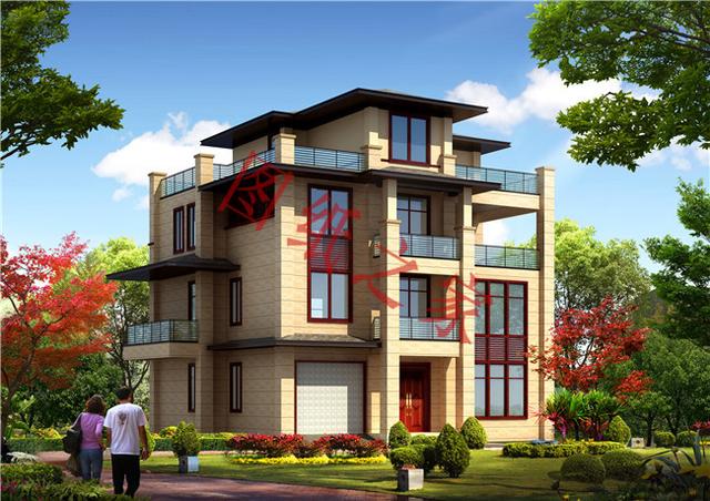 6款四層農(nóng)村別墅設(shè)計圖紙，外觀豪華大氣，溫馨舒適。