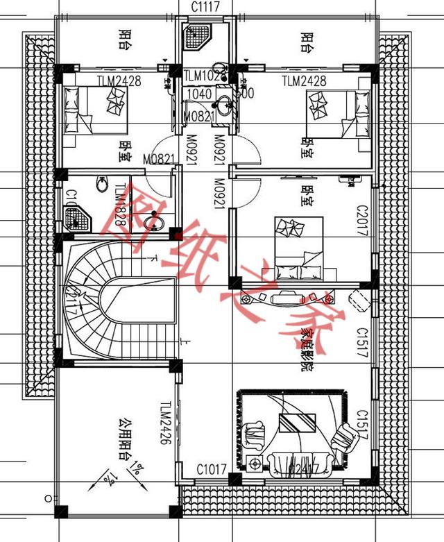 6款四層農(nóng)村別墅設(shè)計圖紙，外觀豪華大氣，溫馨舒適。