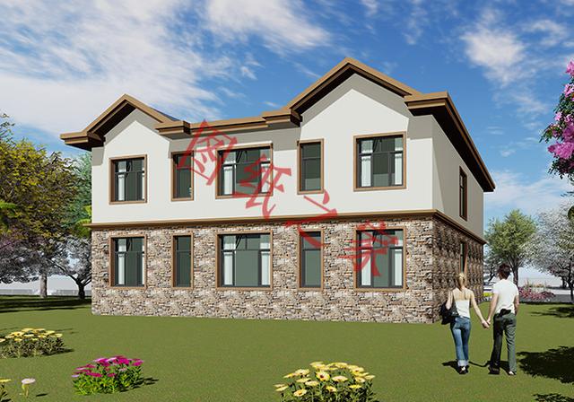 二層簡單大氣的現(xiàn)代別墅設(shè)計(jì)圖，看看有沒有你喜歡的。