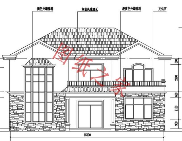 二層簡單大氣的現(xiàn)代別墅設(shè)計(jì)圖，看看有沒有你喜歡的。