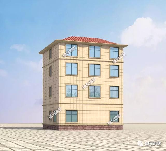 10.5×10.3米四層農(nóng)村別墅設(shè)計圖，外觀干凈大氣，布局真的很不錯。