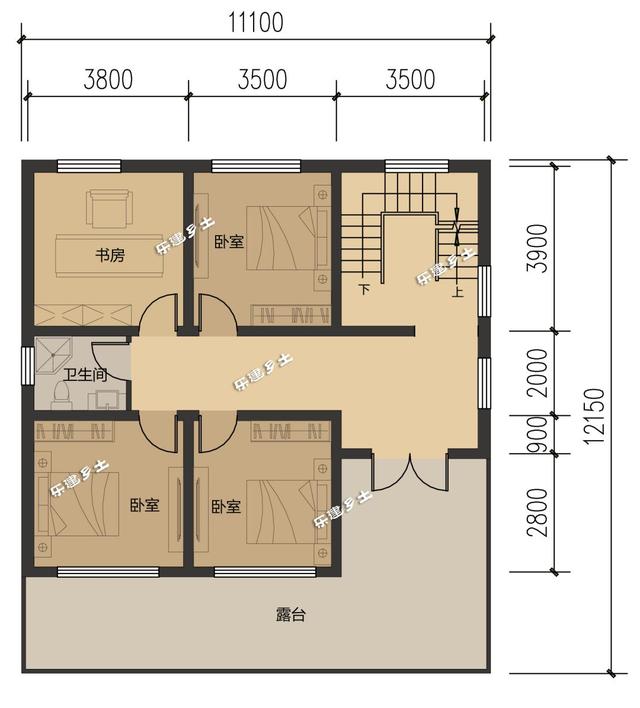 三層簡(jiǎn)歐農(nóng)村自建房，戶(hù)型方正，簡(jiǎn)潔、樸實(shí)，是鄉(xiāng)村自建房不錯(cuò)的選擇。