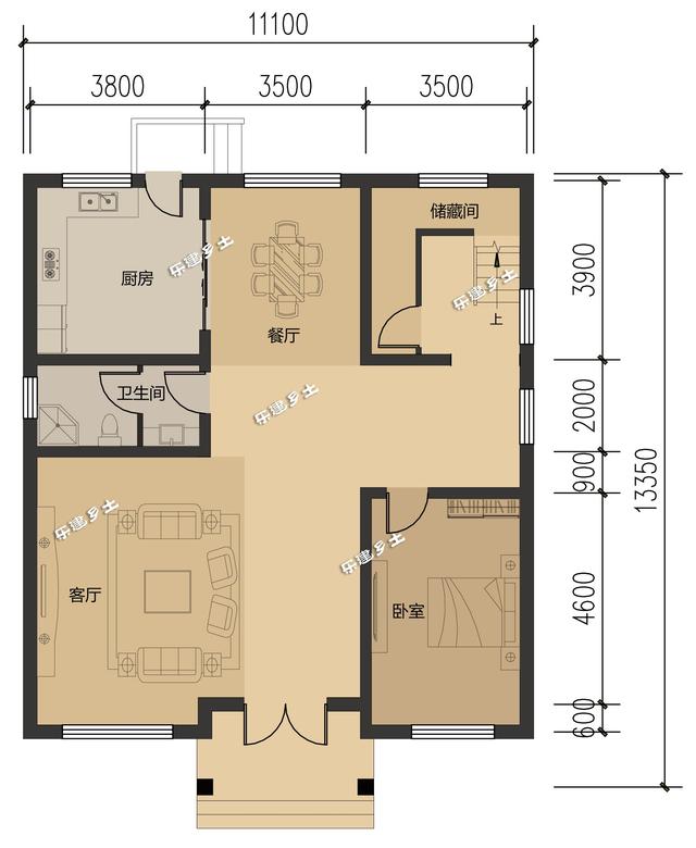 三層簡(jiǎn)歐農(nóng)村自建房，戶(hù)型方正，簡(jiǎn)潔、樸實(shí)，是鄉(xiāng)村自建房不錯(cuò)的選擇。