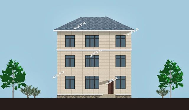 三層簡(jiǎn)歐農(nóng)村自建房，戶(hù)型方正，簡(jiǎn)潔、樸實(shí)，是鄉(xiāng)村自建房不錯(cuò)的選擇。