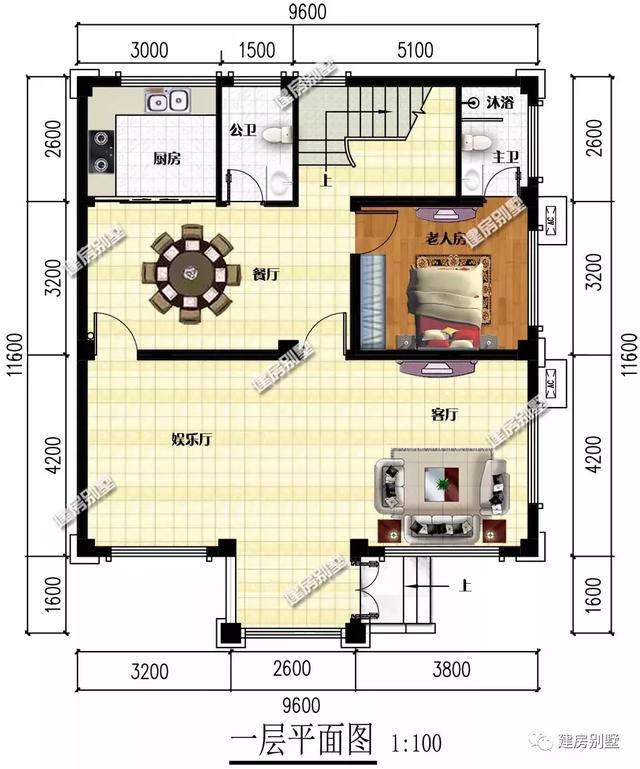 9.6×11.6米四層農(nóng)村自建房，始于顏值忠于實(shí)用，外觀和布局設(shè)計(jì)都是萬(wàn)里挑一