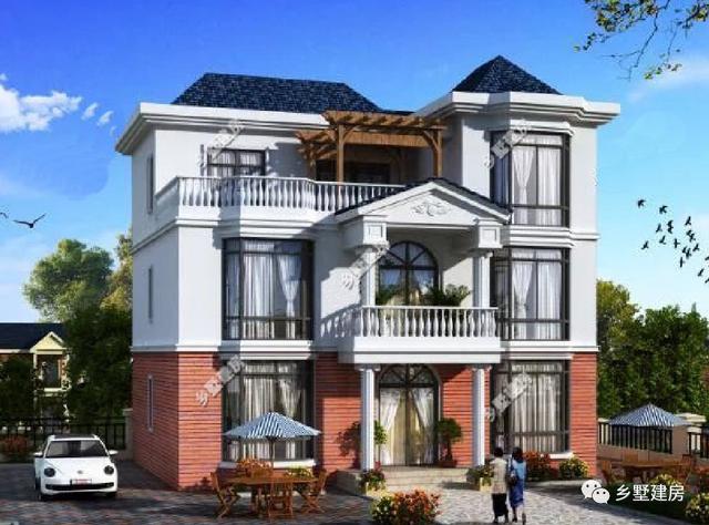 12X11米三層農(nóng)村別墅設(shè)計(jì)圖，大氣時(shí)尚，造價(jià)只要26萬？