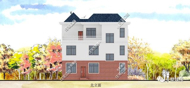 12X11米三層農(nóng)村別墅設(shè)計(jì)圖，大氣時(shí)尚，造價(jià)只要26萬？