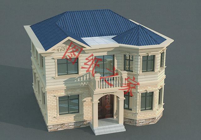 二層簡約新農(nóng)村別墅設(shè)計圖，經(jīng)典又實用，都非常符合農(nóng)村居住的需求。