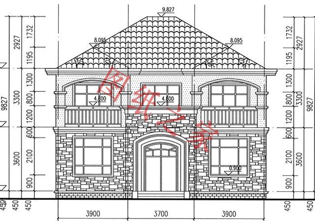 二層簡約新農(nóng)村別墅設(shè)計圖，經(jīng)典又實用，都非常符合農(nóng)村居住的需求。