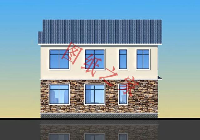 二層簡約新農(nóng)村別墅設(shè)計圖，經(jīng)典又實用，都非常符合農(nóng)村居住的需求。