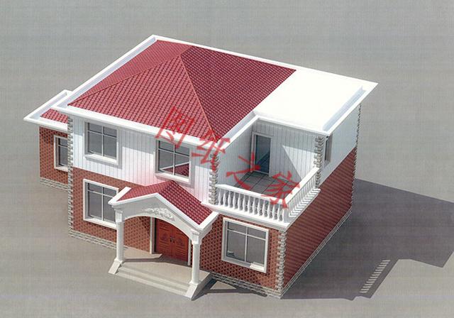 二層簡約新農(nóng)村別墅設(shè)計圖，經(jīng)典又實用，都非常符合農(nóng)村居住的需求。