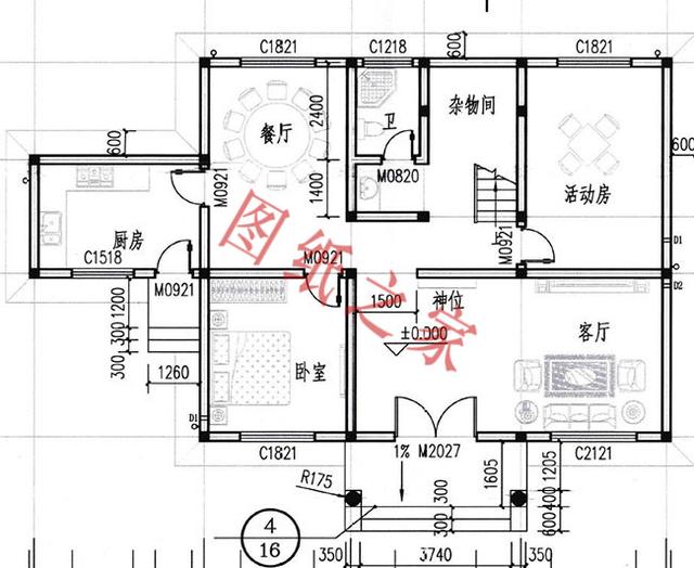 二層簡約新農(nóng)村別墅設(shè)計圖，經(jīng)典又實用，都非常符合農(nóng)村居住的需求。