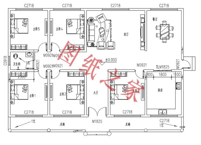 5套一層農(nóng)村別墅設(shè)計(jì)圖，不僅外觀精致，造價還經(jīng)濟(jì)實(shí)惠而且住著很舒服。
