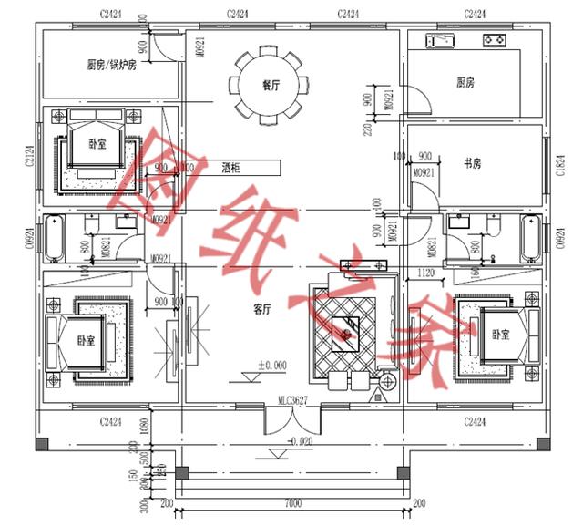 5套一層農(nóng)村別墅設(shè)計(jì)圖，不僅外觀精致，造價還經(jīng)濟(jì)實(shí)惠而且住著很舒服。
