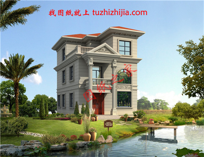 三層帶露臺(tái)21萬(wàn)別墅設(shè)計(jì)圖，占地面積100平米左右