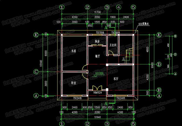 占地120平的三層農(nóng)村自建房，簡(jiǎn)單實(shí)用，帶車庫(kù)，造價(jià)28萬(wàn)