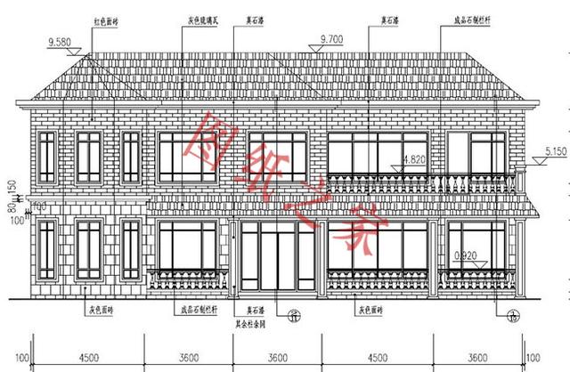 6款二層農村別墅設計圖，外觀明亮、簡單耐看，非常適合農村自建房！