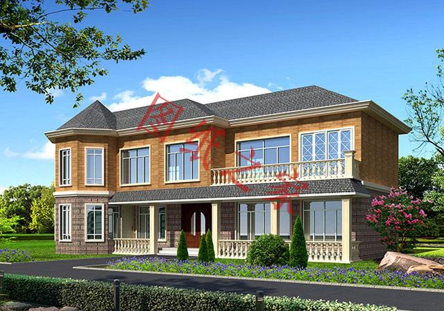 6款二層農村別墅設計圖，外觀明亮、簡單耐看，非常適合農村自建房！