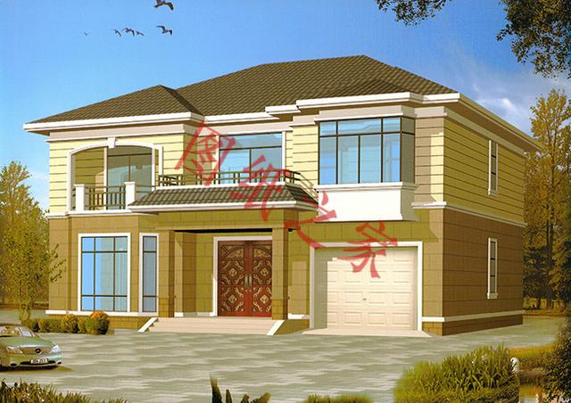 6款二層農村別墅設計圖，外觀明亮、簡單耐看，非常適合農村自建房！