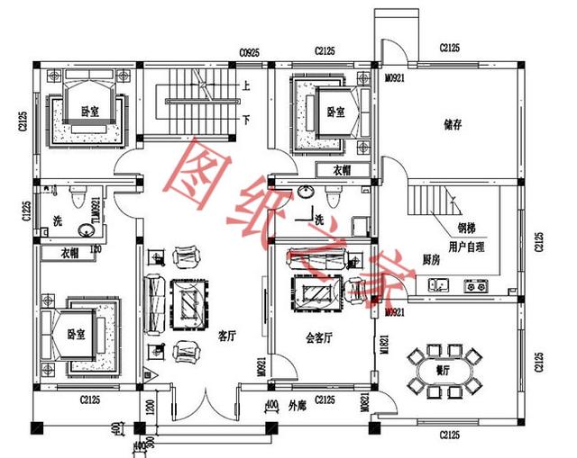 5款二層新農(nóng)村別墅設(shè)計(jì)圖，外觀簡約時(shí)尚，造價(jià)也不高