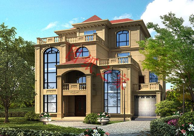 豪華大氣四層農(nóng)村自建房，一點(diǎn)也不必城里別墅差！