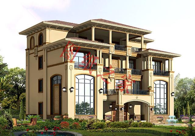 豪華大氣四層農(nóng)村自建房，一點(diǎn)也不必城里別墅差！