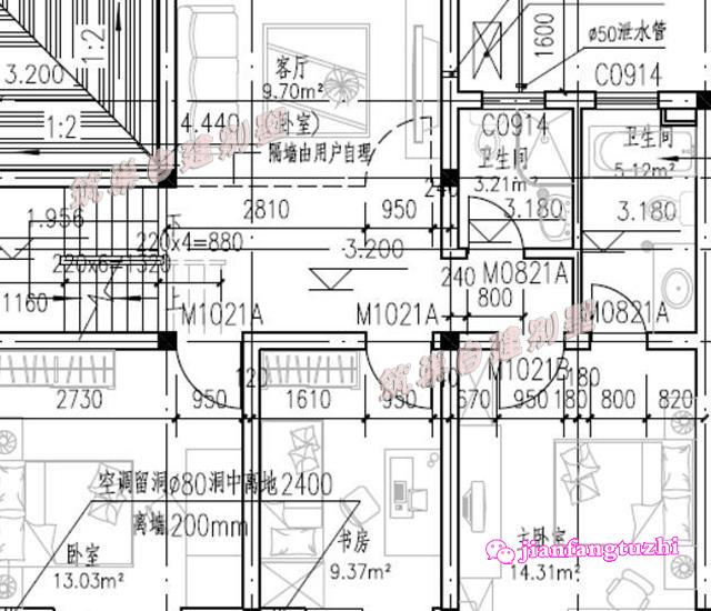 3棟占地90平的二層別墅設(shè)計(jì)圖，造價(jià)15萬元以內(nèi)，實(shí)用且實(shí)惠，非常適合農(nóng)村小家庭居住