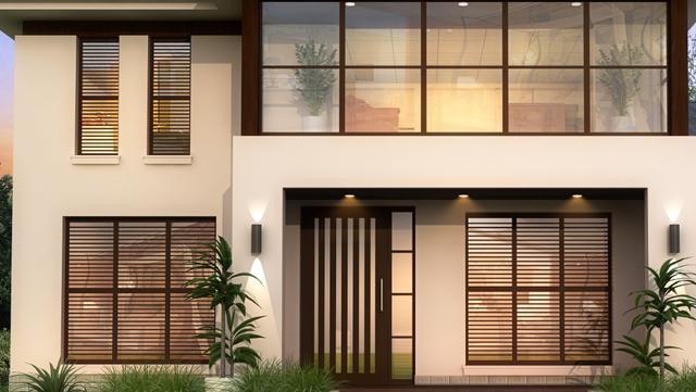 130平二層別墅設(shè)計圖，帶旋轉(zhuǎn)樓梯+車庫，真實用！